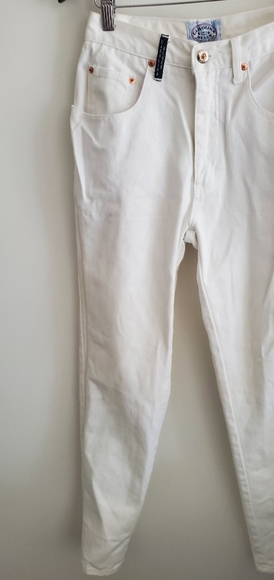 Carolina Blues white pants slim fit branded size 6 100% cotton - Picture 2 of 8